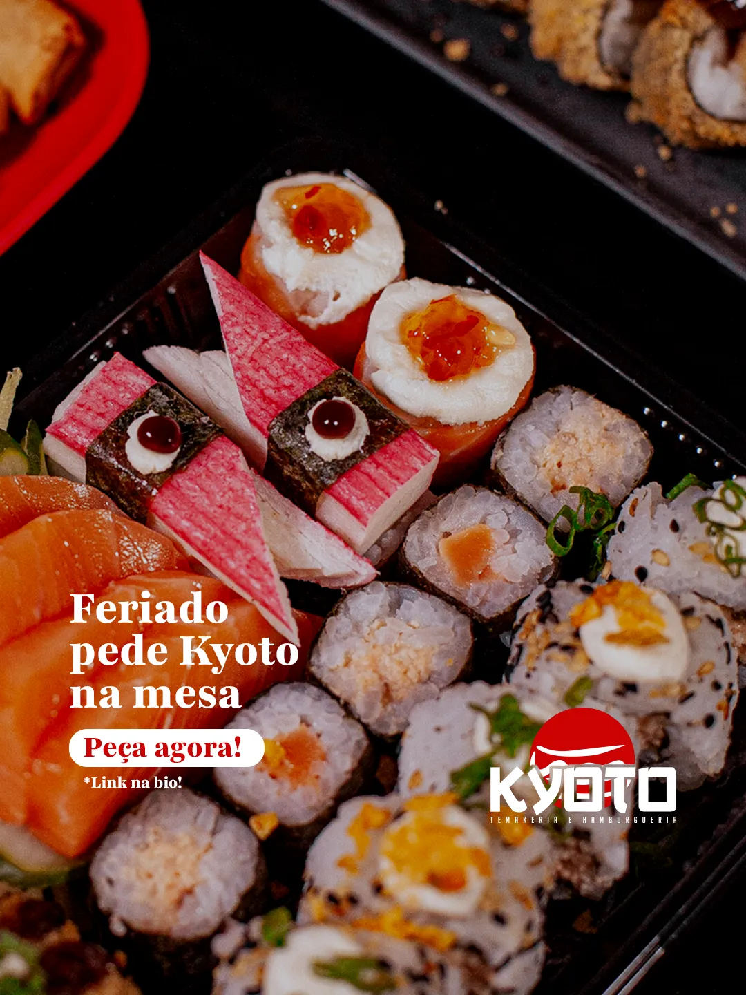 Post estático do Kyoto para o feriado.